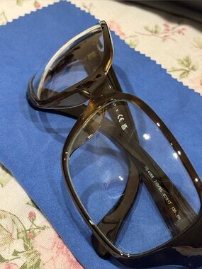 Ray-Ban Women's Brown Oversized Square Glasses